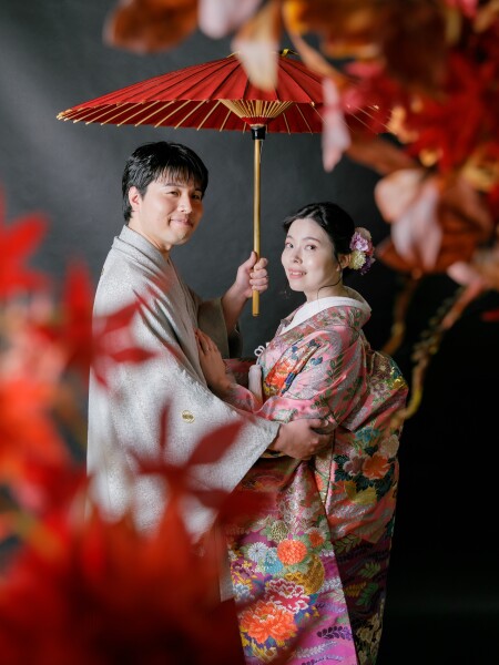 和装スタジオフォトで、ちょっぴり大人な雰囲気に!