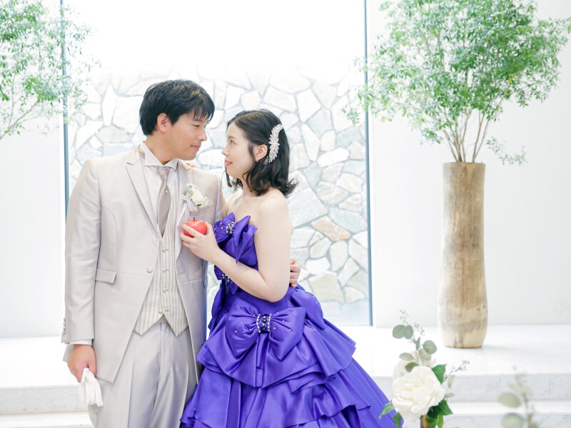 ブルーのドレスに一目ぼれ!