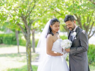 新緑の公園＆チャペルフォト