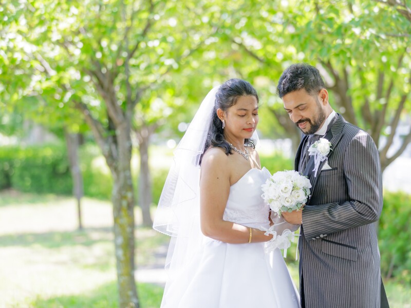 新緑の公園＆チャペルフォト