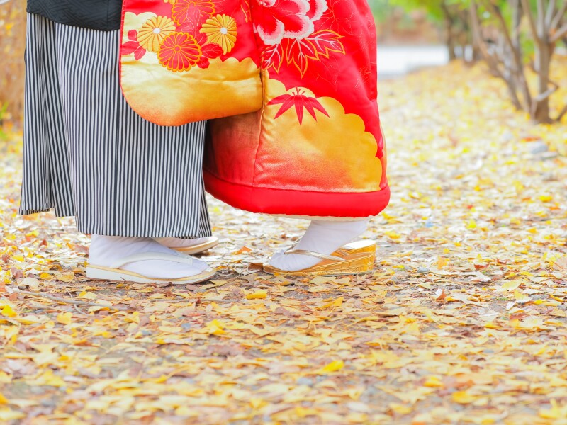 足元だけでも伝わる季節感