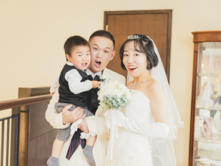写真ミヤガワ Photo Studio WeddinGraphy_家族やペットと撮影