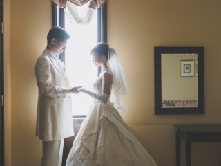 写真ミヤガワ Photo Studio WeddinGraphy_洋装　式場ロケフォト