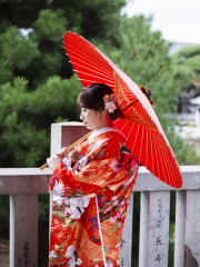 写真ミヤガワ Photo Studio WeddinGraphy_和装（秋）善光寺ロケ