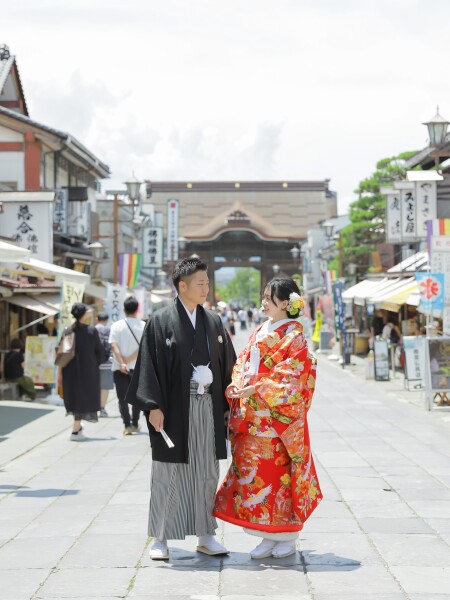 【3月Photoプラン】和装善光寺&スタジオ撮影《雰囲気チェンジでどちらも叶うよくばりフォト☆》