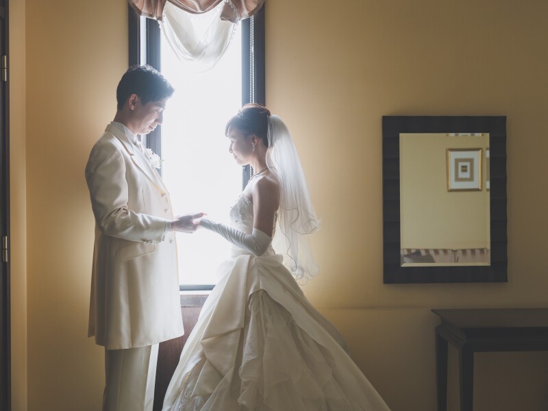 【ディナー付き】洋装2着スタジオ&チャペルフォト 《VENUS COURT NAGANO 季節のフルコースディナーがセット！》