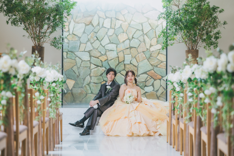 【ランチ付き】洋装スタジオ&チャペルフォト 《VENUS COURT NAGANO 季節のオリジナルランチがセット！》