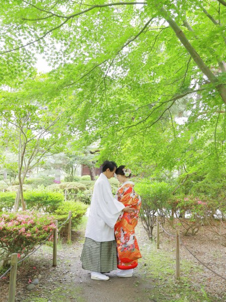 【SUMMERフォト】和装1着　善光寺ロケーション撮影《新緑と青空の下で絵画のような映える写真を！》