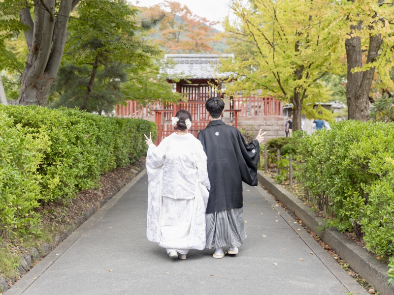 【Autumnフォト(10・11月)】 善光寺ロケーション撮影《秋の景色に着物映えまちがいなし！秋ならではの趣ある風景とともに》