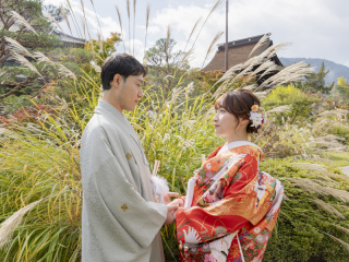 【Autumnフォト(10・11月)】 善光寺ロケーション撮影《秋の景色に着物映えまちがいなし！秋ならではの趣ある風景とともに》