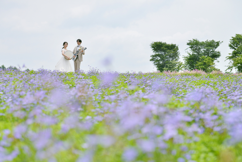 お花畑がライブ会場に!