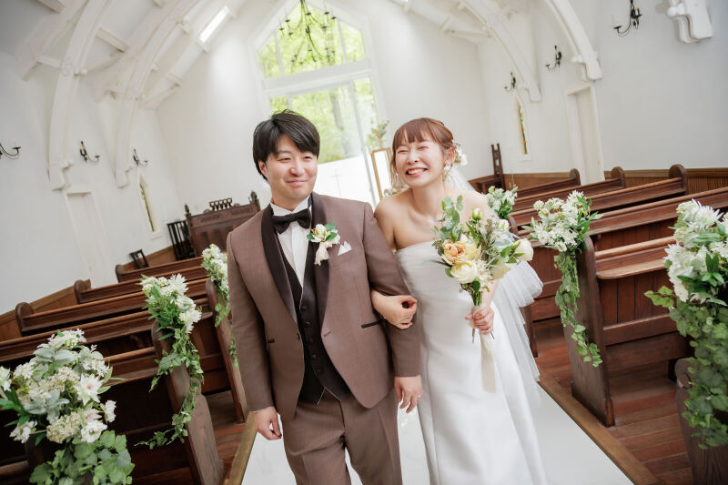 お二人らしい素敵な笑顔！
