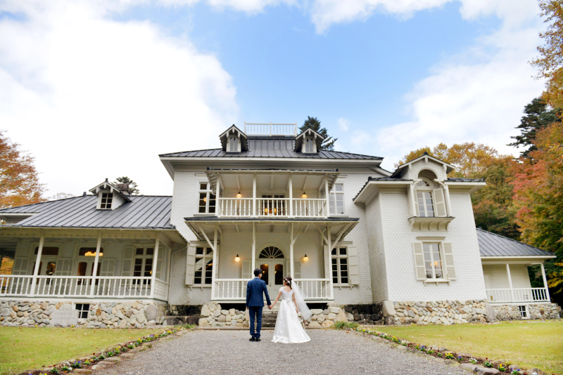 重要文化財の旧青木家那須別邸にて撮影