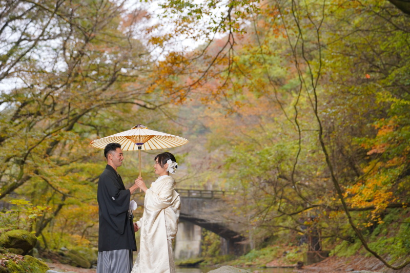 木俣渓谷での和装フォトからスタート！
