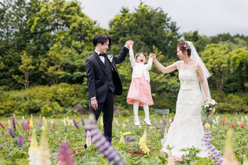 ひまりちゃんと一緒に♡家族3人のフォトウェディング