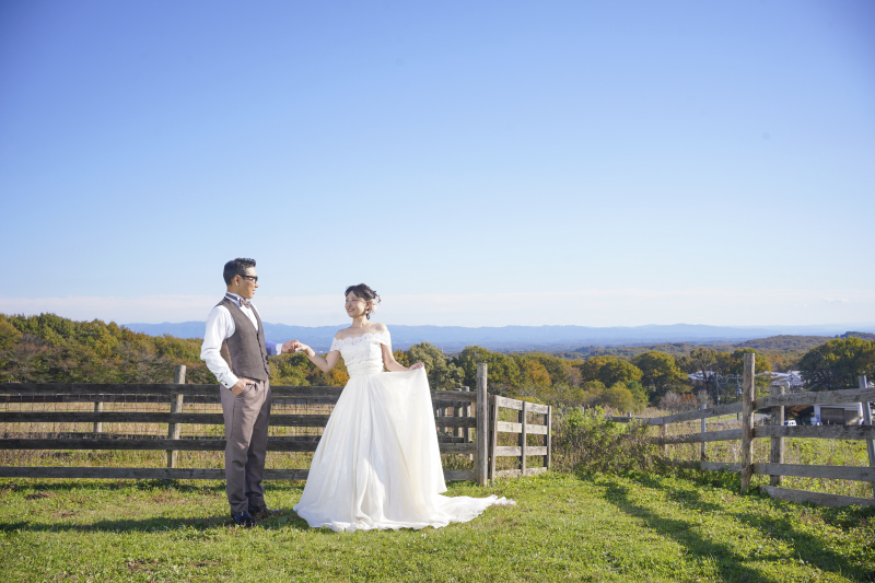 牧場エリアでの抜け感が気持ちいい!