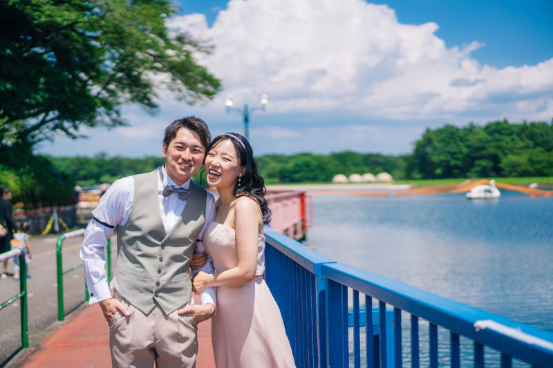 まずは湖エリアで