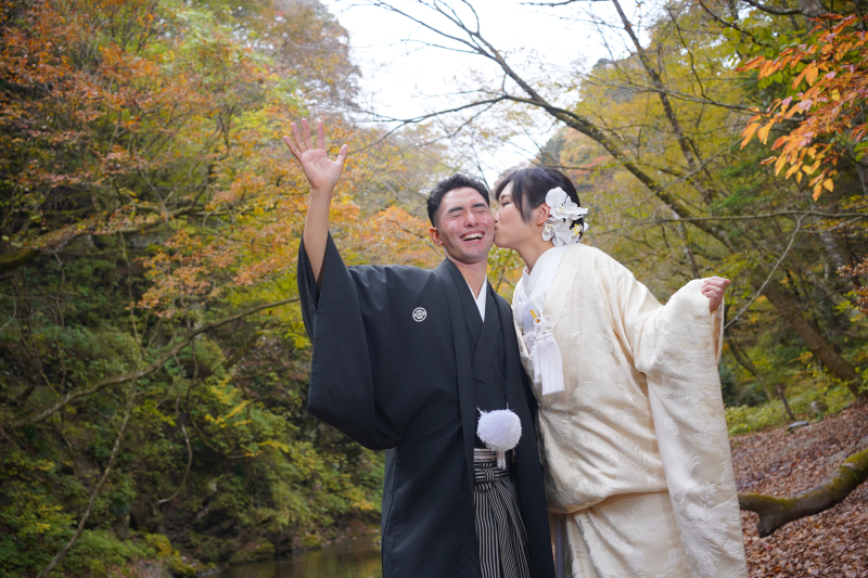 ほっぺにチュ♡