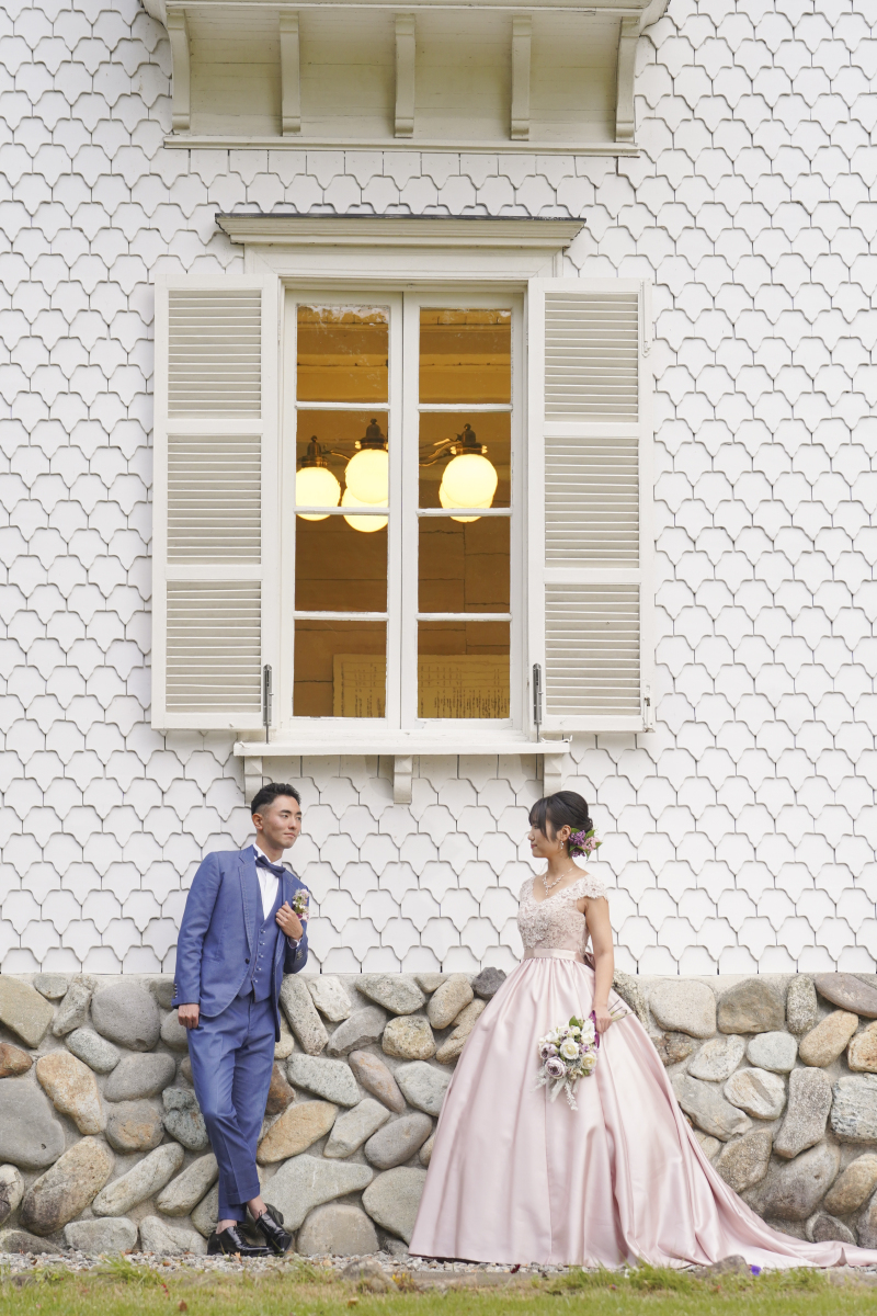 建物の特徴を生かした1枚。