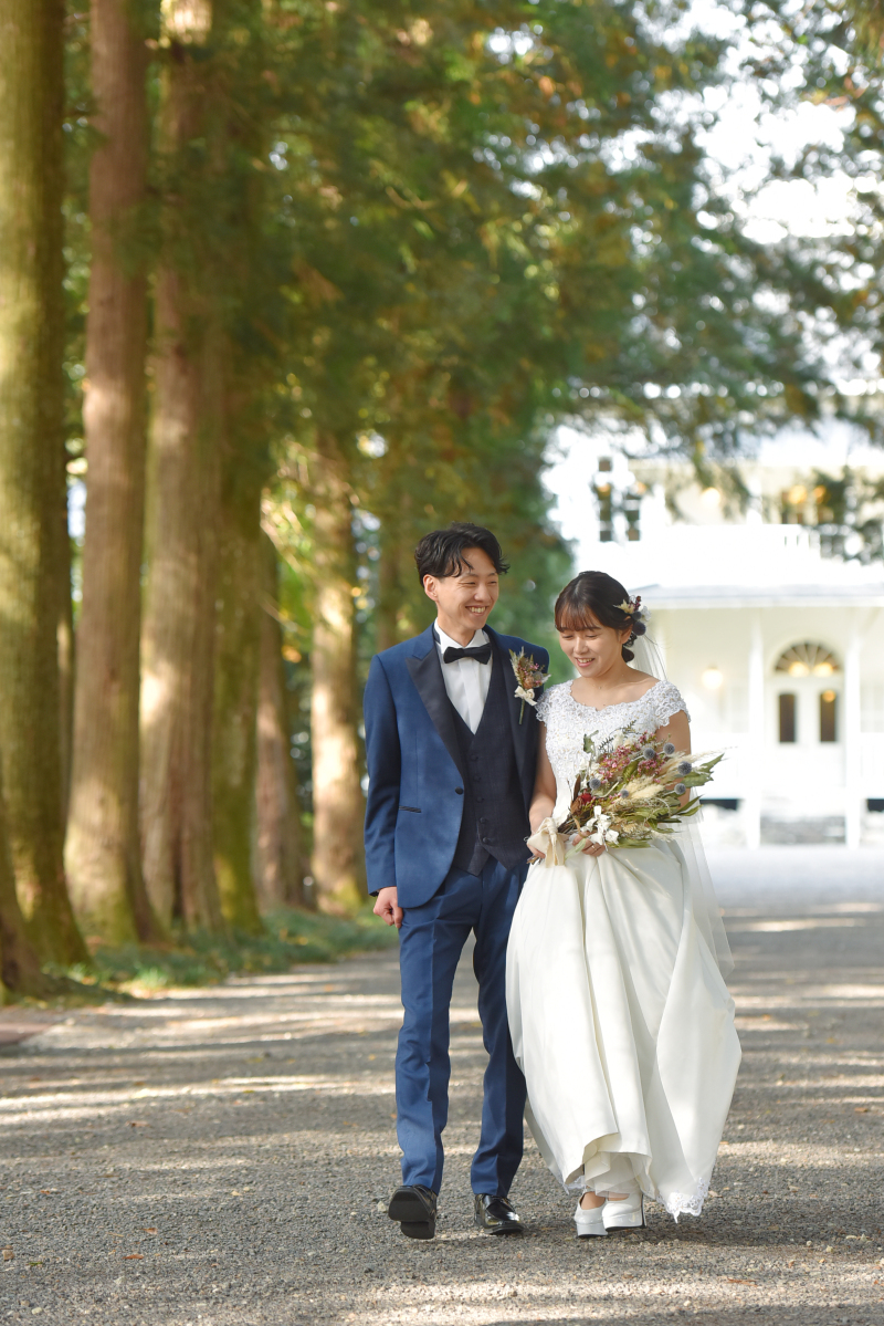 自然な笑顔がかわいいお2人