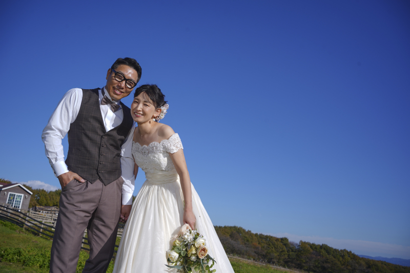 何も遮るものがない大空と。