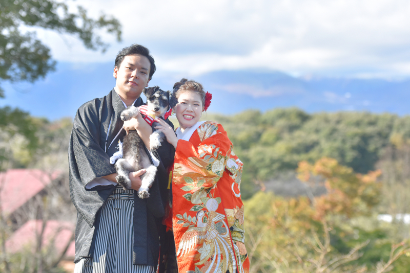 アンシャンテ那須_ペットと一緒に撮影できる