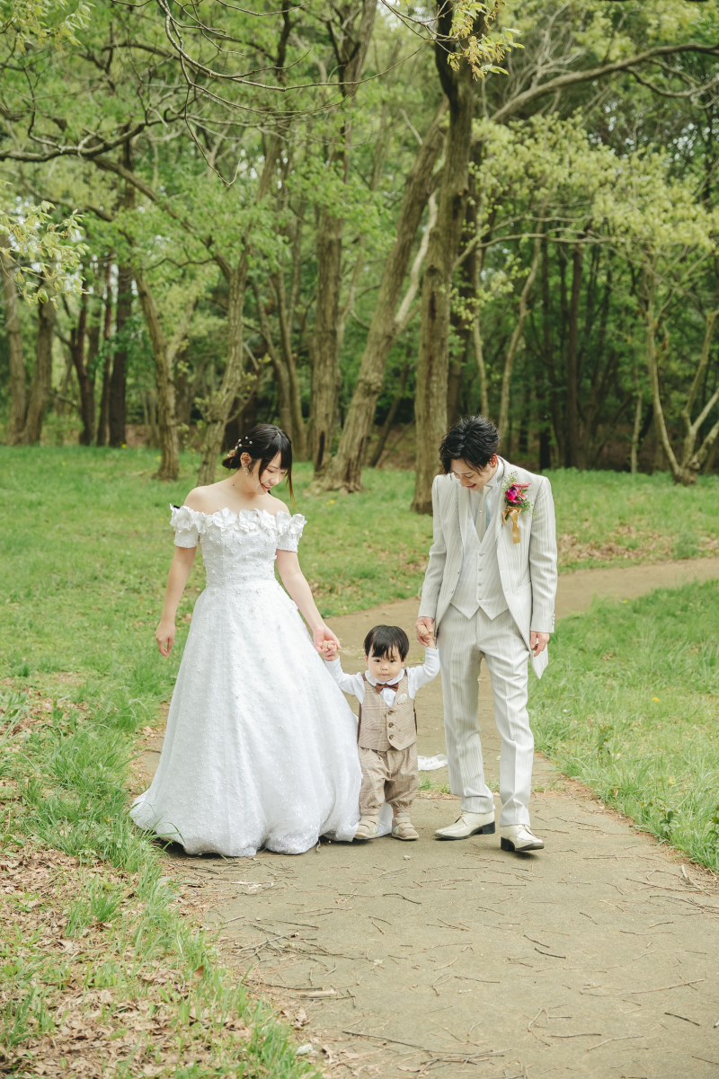 お子様との撮影もお任せください!