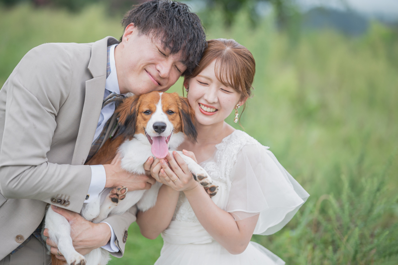 アンシャンテ那須_ペットと一緒に撮影できる