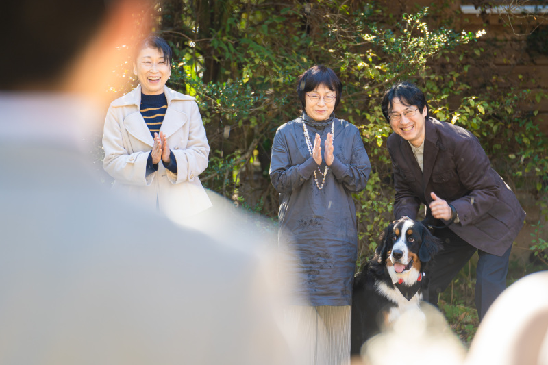 【ファミリーフォトウェディング】ご家族へのプレゼント♡台紙写真付き♡洋装1着ロケーション☆・全修正データ付♪