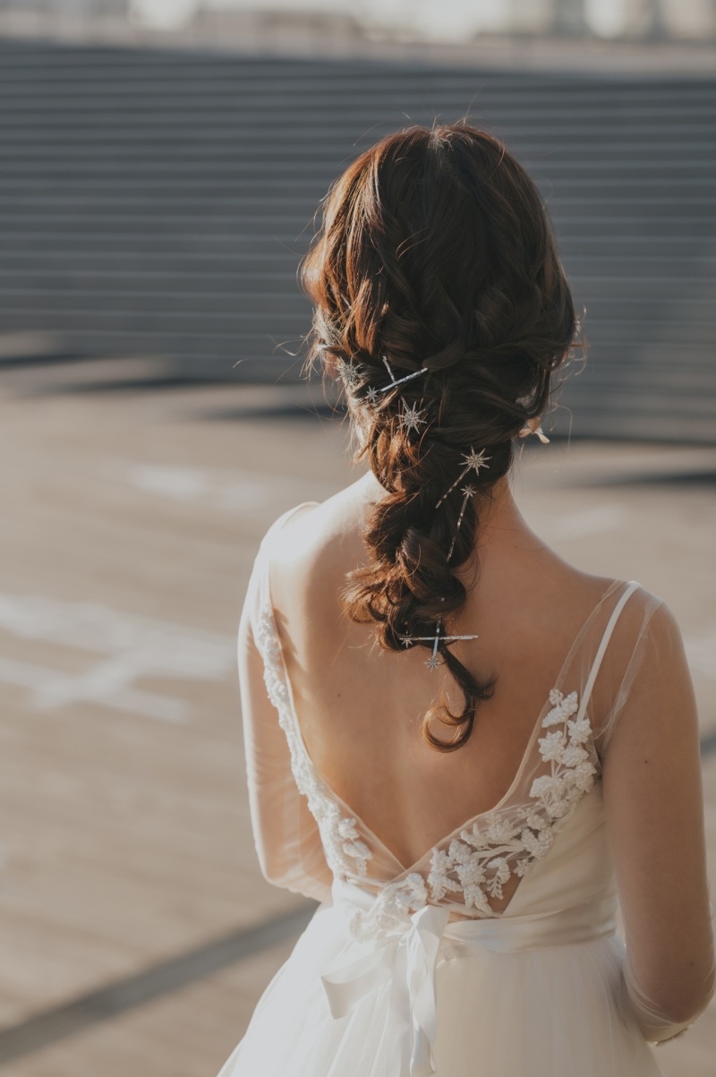 スターモチーフヘアピン