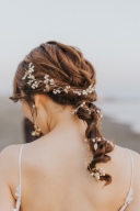 ゴールドビジューヘッドアクセサリー