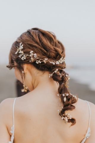 ゴールドビジューヘッドアクセサリー