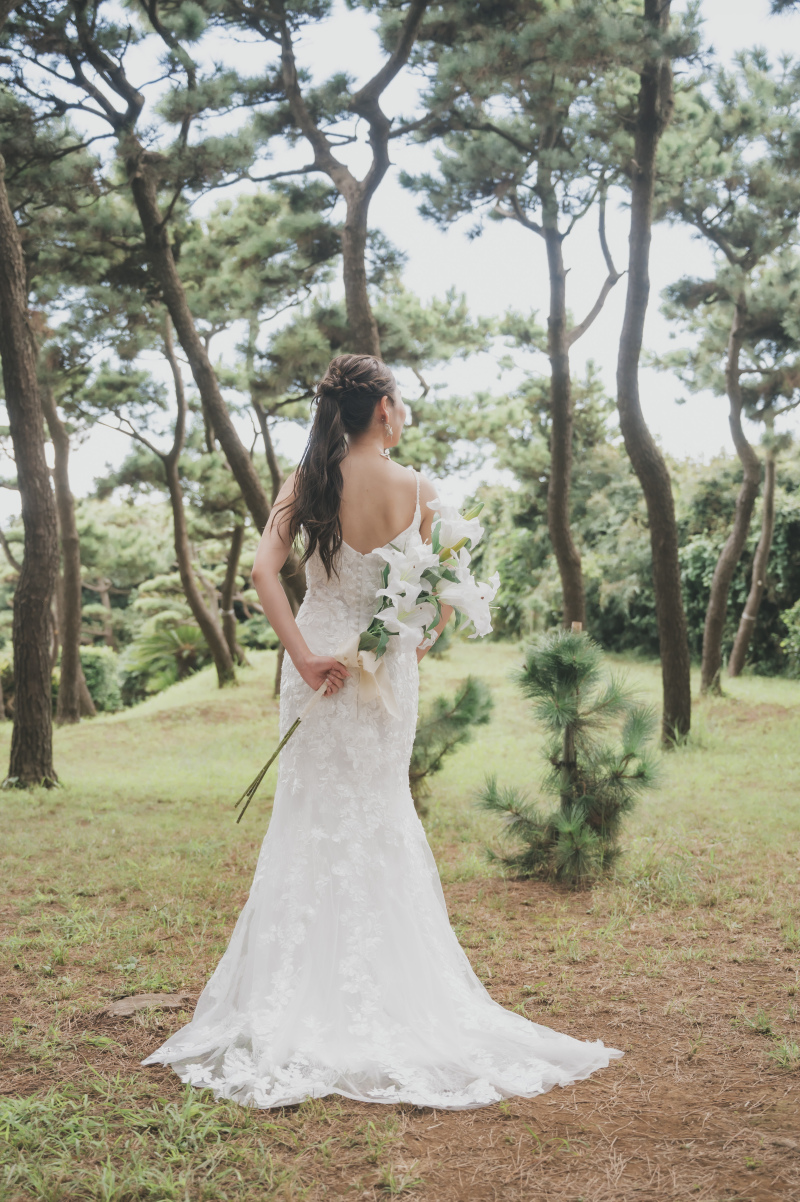 スパンコールマーメイドラインドレス