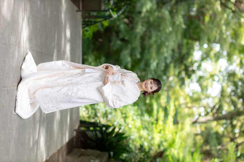 白無垢(小物：ピンク合わせ)