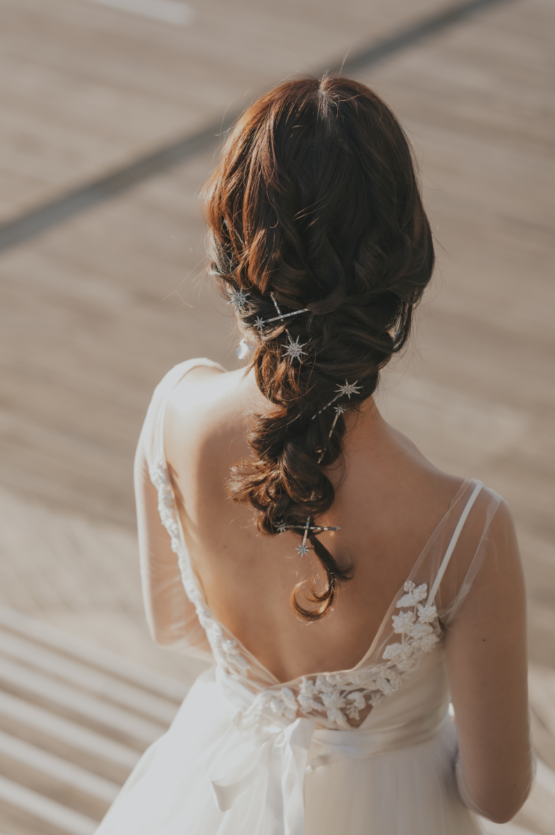 スターモチーフヘアピン