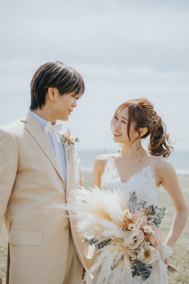 ロングチャーム真鍮ピアス