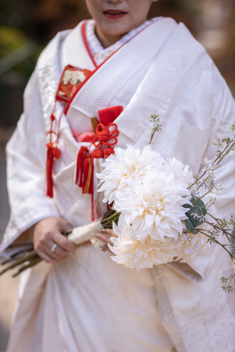 白無垢(小物：赤合わせ)