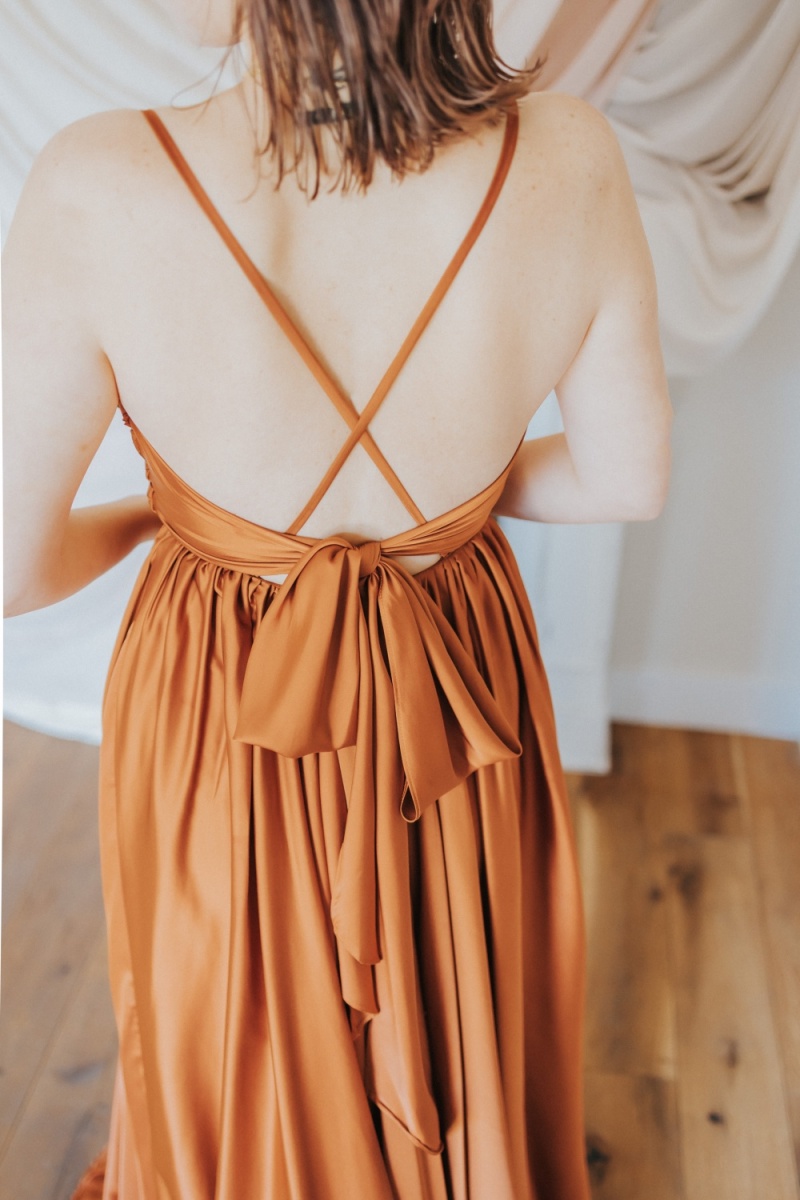 テラコッタドレス