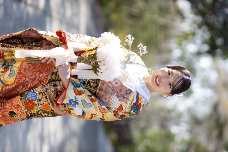 色打掛　赤&times;金　豪華絢爛打掛