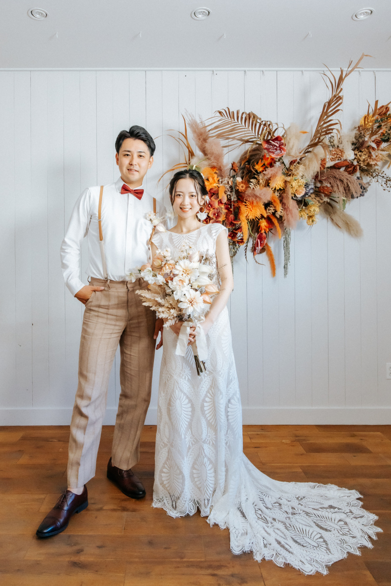 蝶ネクタイ &times; サスペンダースタイル