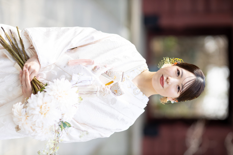 白無垢(小物：ピンク合わせ)