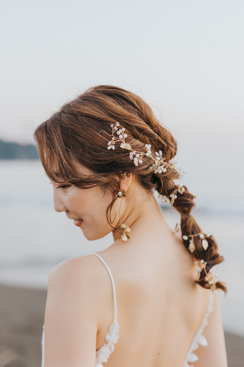 ゴールドビジューヘッドアクセサリー