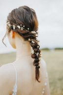 ゴールドビジューヘッドアクセサリー