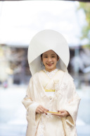 白無垢(小物：ゴールド合わせ)