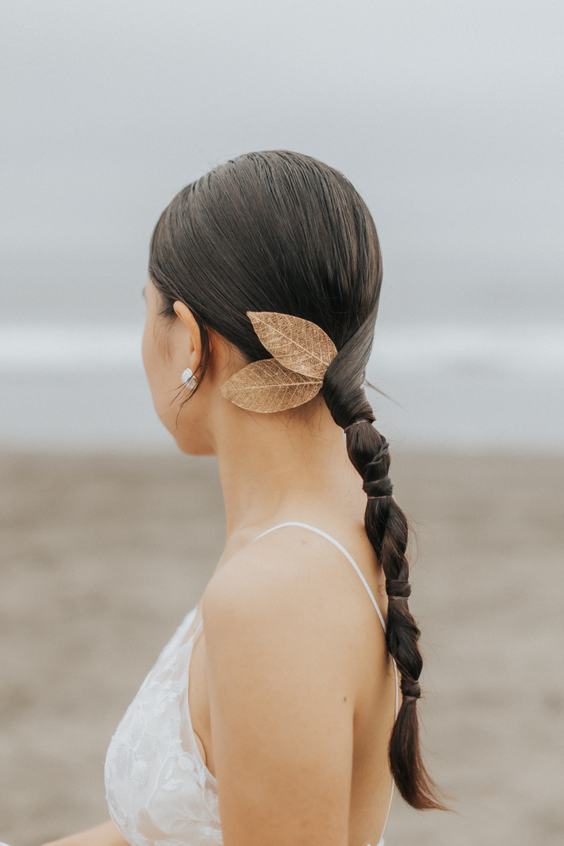 ドライフラワーヘッドピース