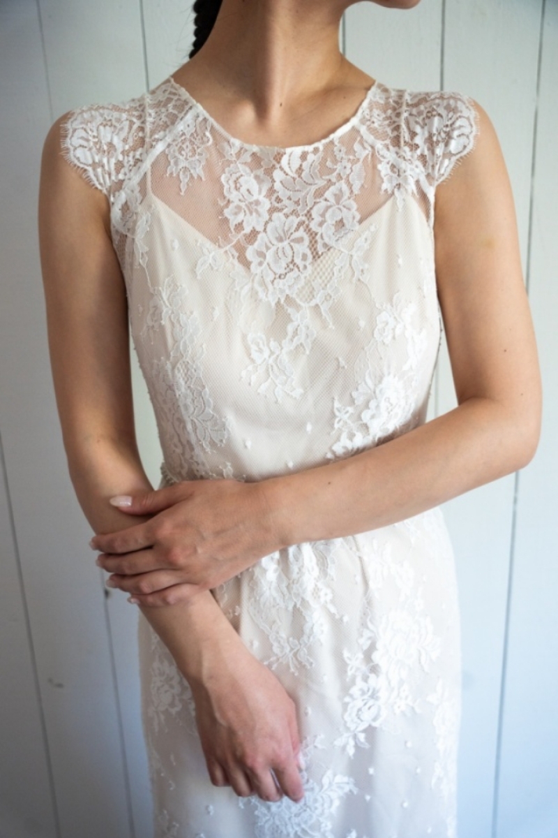 フレンチスリーブドレス