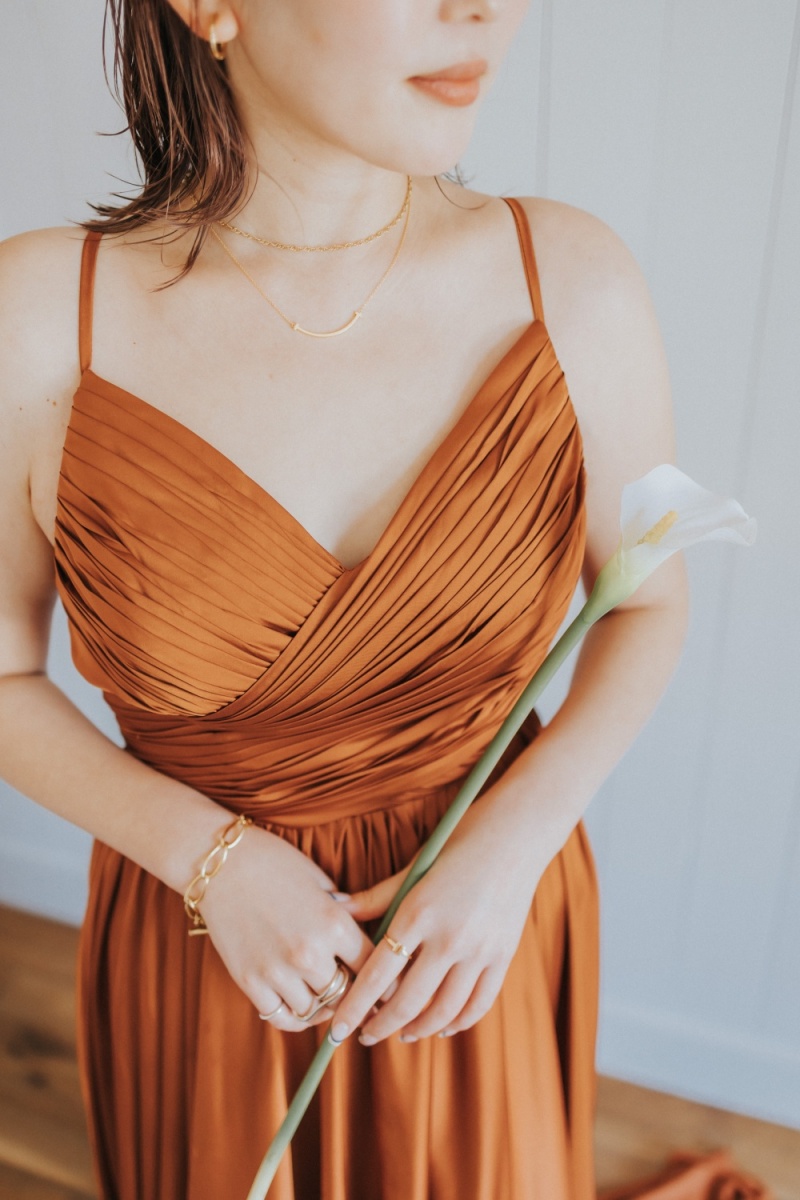 テラコッタドレス