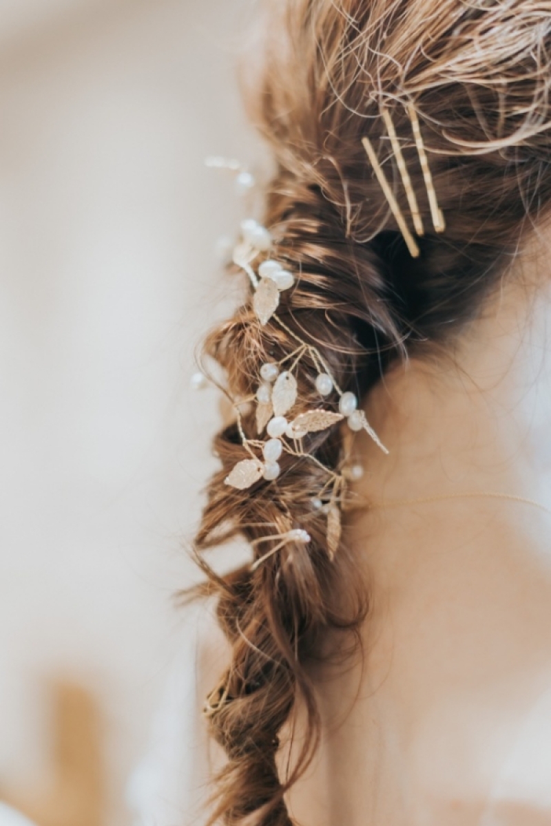 ゴールドビジューヘッドアクセサリー