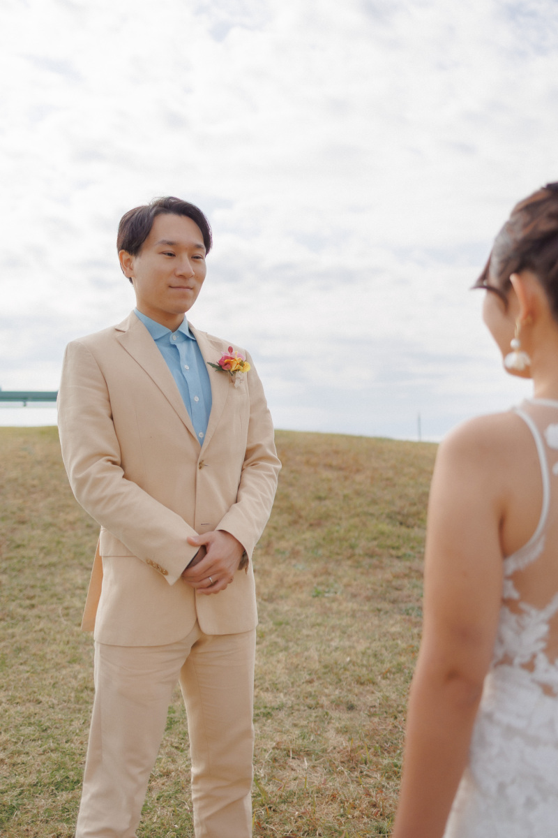 ベージュセットアップ