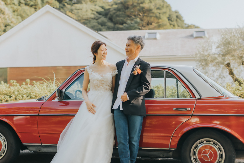 愛車と共に撮影